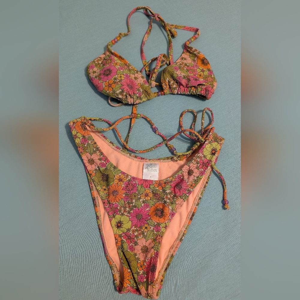 Xhilaration Floral Bikini Set - Multicolor